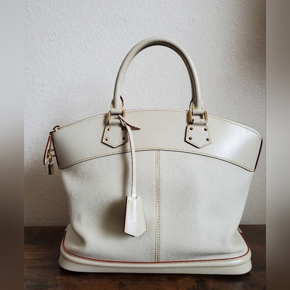 Louis Vuitton Suhali Lockit MM Cream - Picture 1 of 15